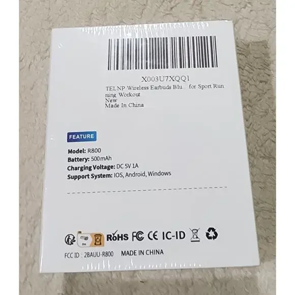 Over The Ear R800 True Wireless Earbud Headphones LED Case Sports New Sealed Box - Picture 6 of 7